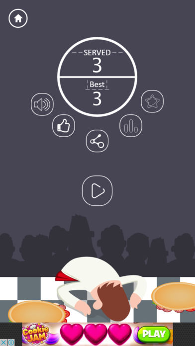 Pizza Catcher - Catch Falling Pizzas Game游戏截图