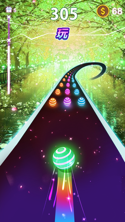 美歌大路 - 音乐球球游戏游戏截图