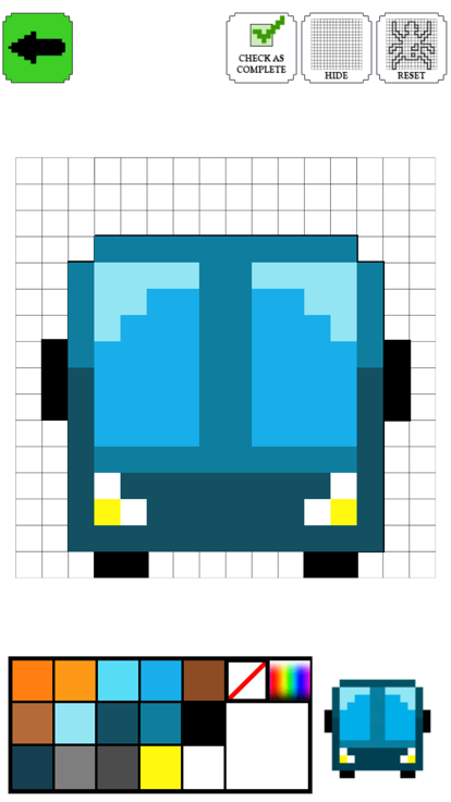 着色像素16x16游戏截图