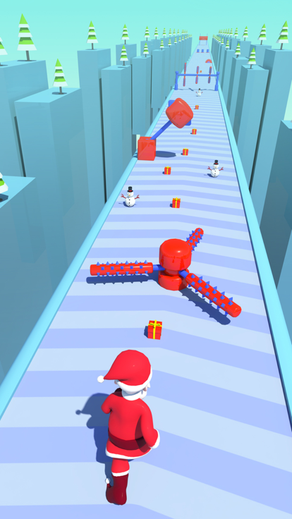 Santa Fun Run 3D-Running Games游戏截图