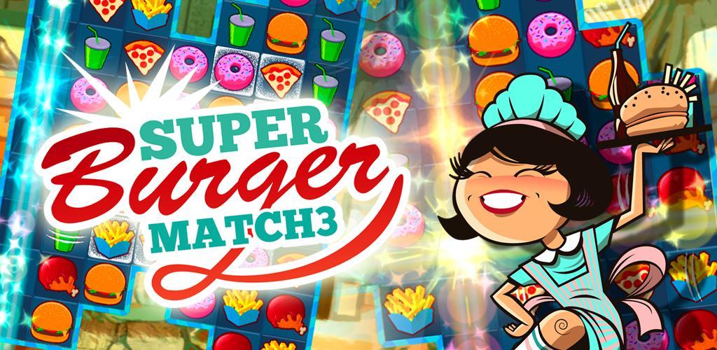 Super Burger Match 3:  Exciting Popular Puzzles游戏截图