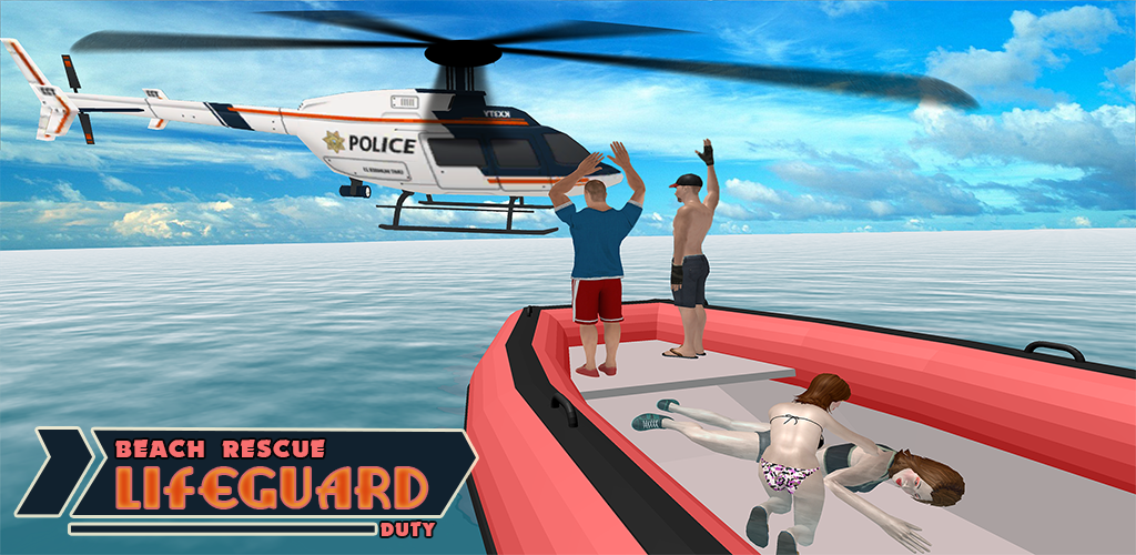 Lifeguard Beach Rescue Duty: Boat Rescue Team游戏截图