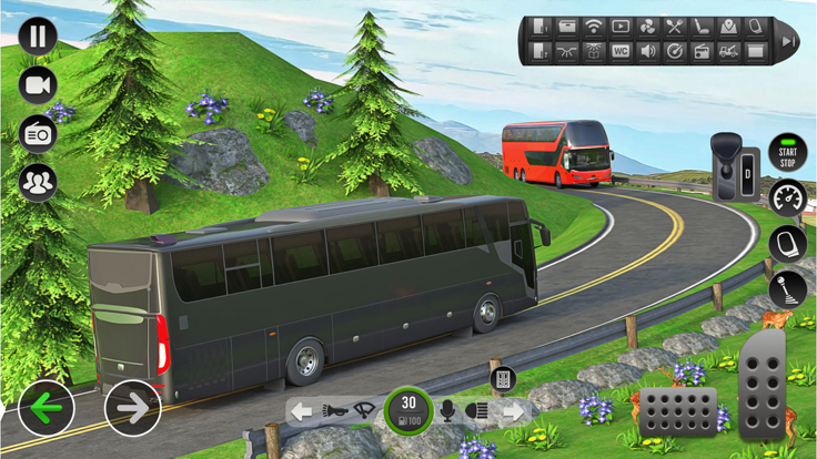 #1 bus driving sim games pro +游戏截图