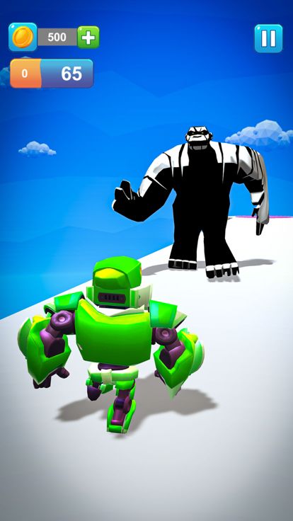 机器人大战布娃娃大战!跑步游戏截图