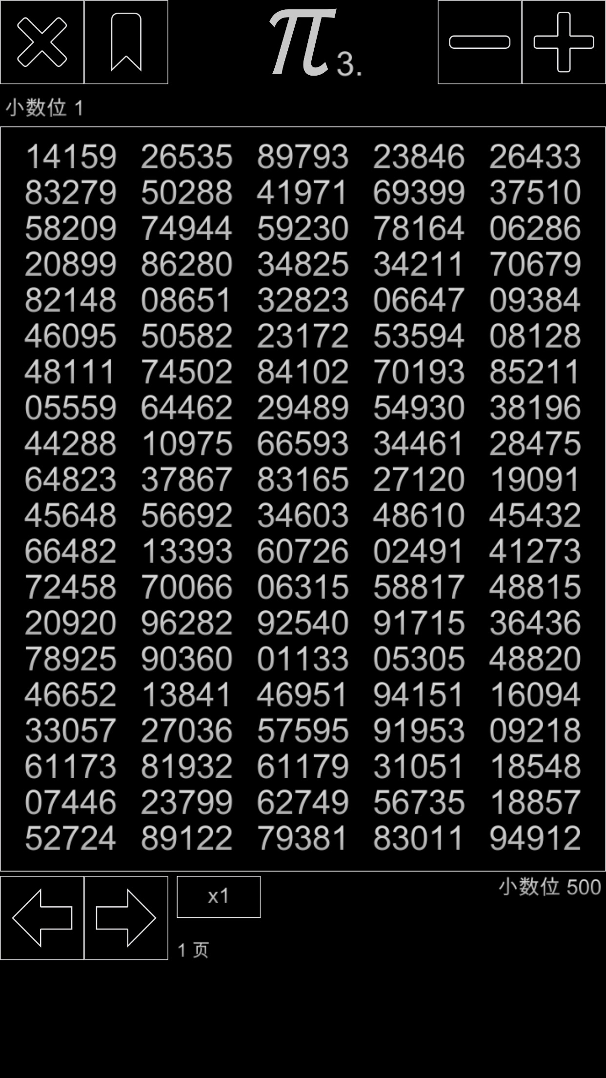 3.14 - 记住圆周率游戏截图