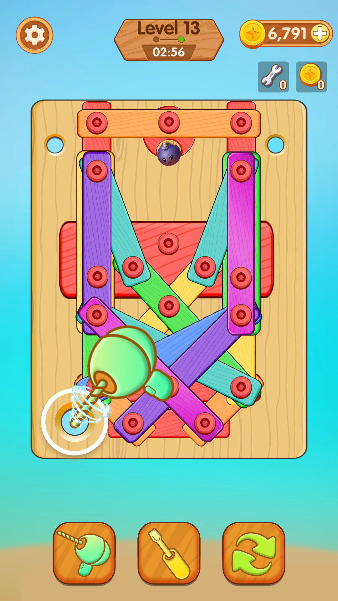 打螺丝游戏截图