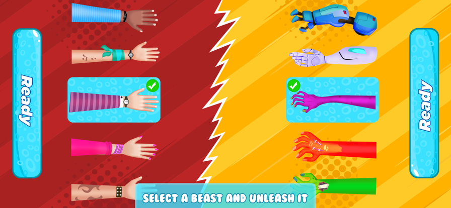 Red Hands – 2-Player Games游戏截图