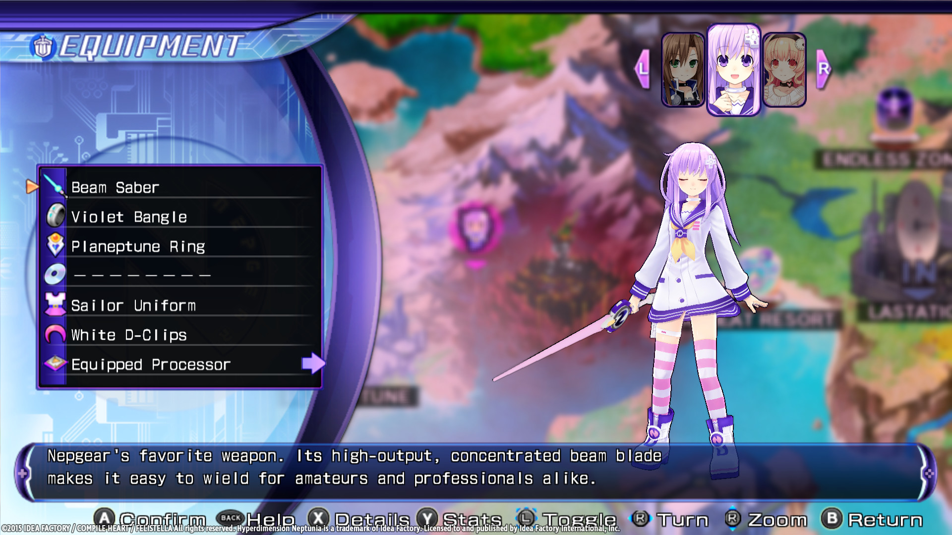 Hyperdimension Neptunia Re;Birth2: Sisters Generation游戏截图