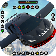 Police Flying Car Stunts 3Dicon