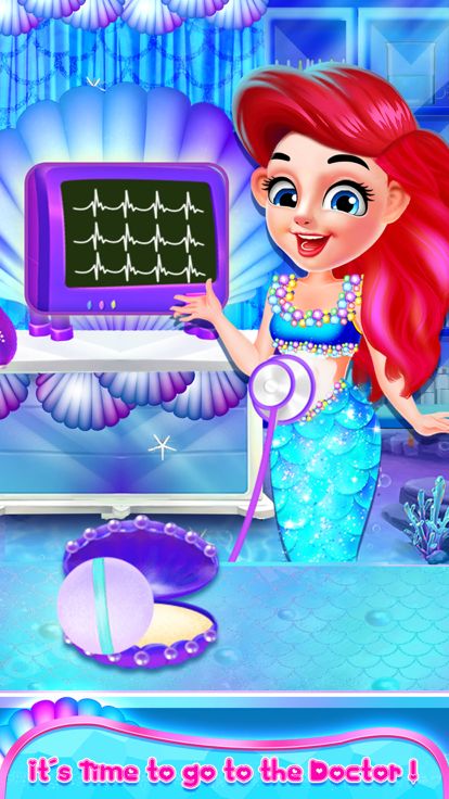 美人鱼公主宝宝游戏 - 换装打扮游戏大全游戏截图