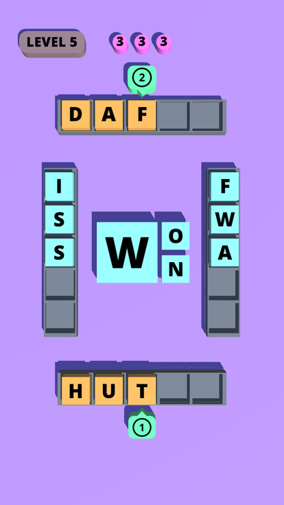 Word Stack - Word Swipe Game游戏截图