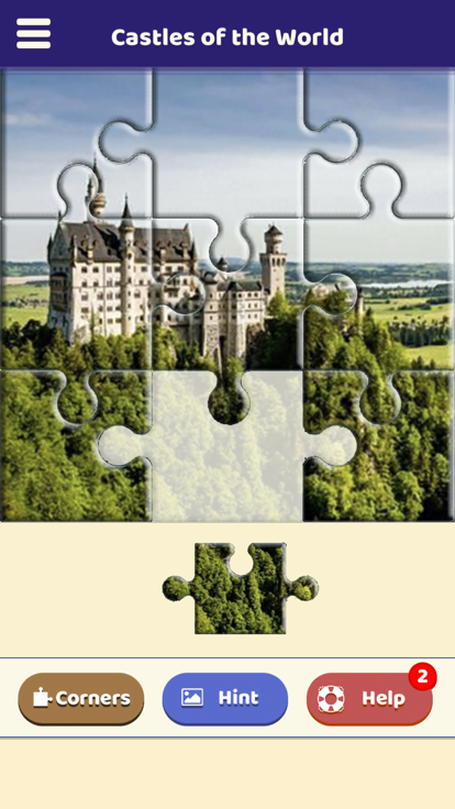 Castles of the World Puzzle游戏截图