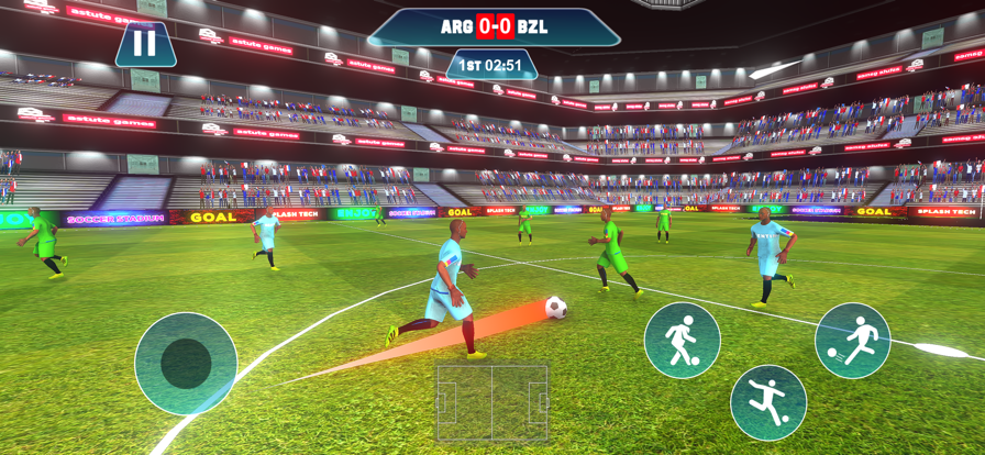 Soccer Star Kick Football Game游戏截图