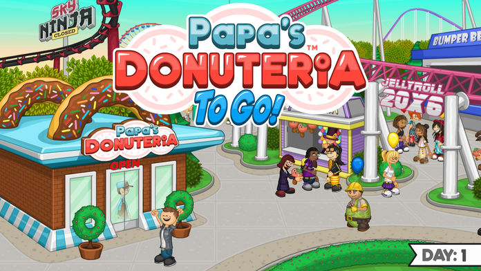 Papa's Donuteria To Go!游戏截图