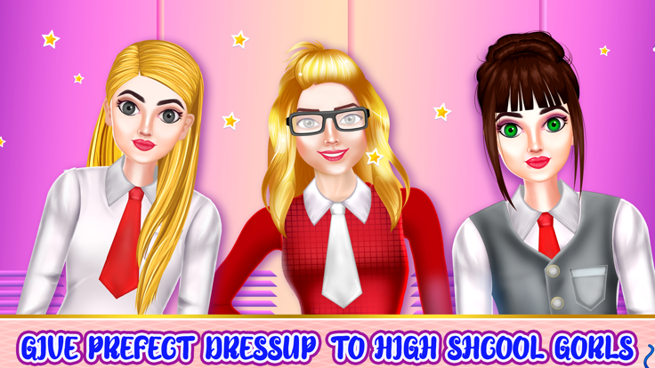 高中制服裁游戏截图