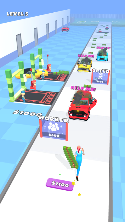 Car Factory Run游戏截图