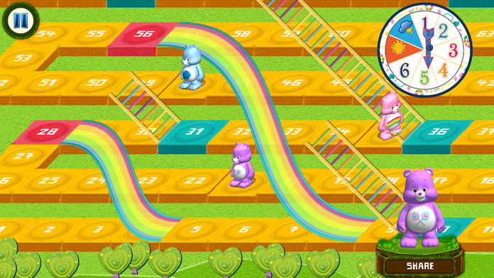 Rainbow Slides: Care Bears!游戏截图