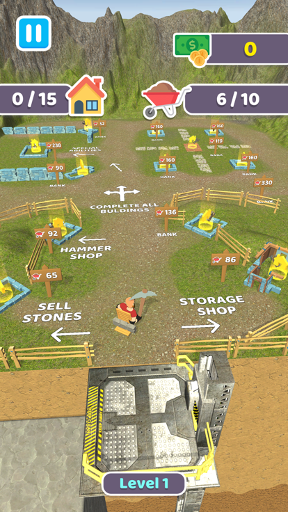 俺家有矿(Block Breaker Miner)游戏截图