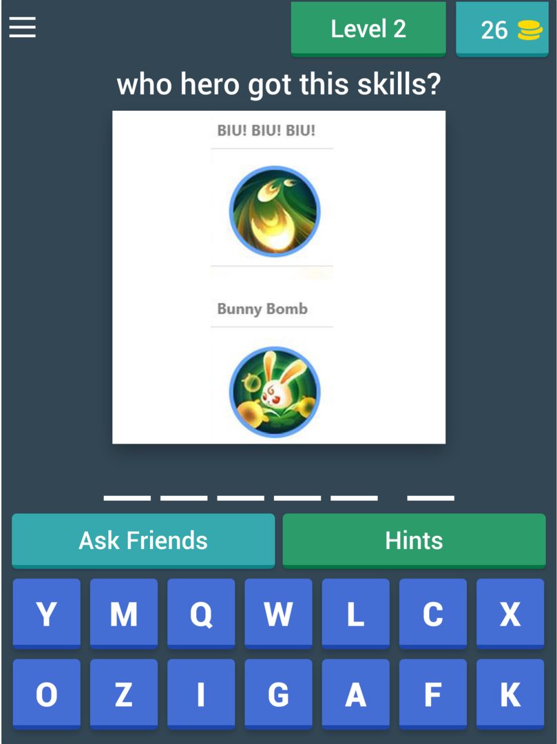 Quiz Mobile Legends: Bang Bang遊戲截圖