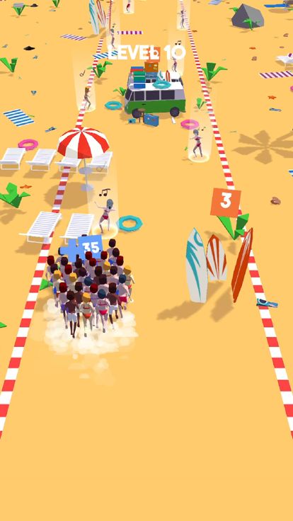 Beach Run 3D!游戏截图