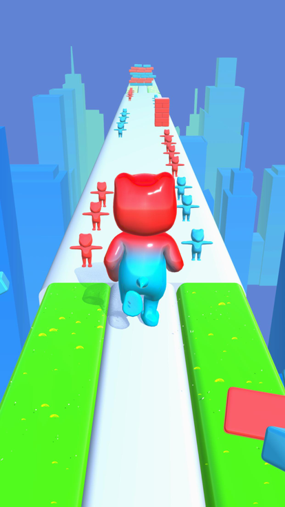 Gummy Merge Runner游戏截图