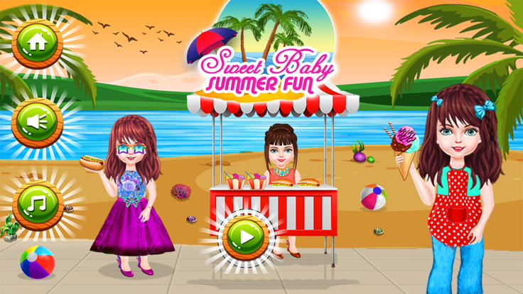 甜宝贝女孩清理乐趣游戏截图