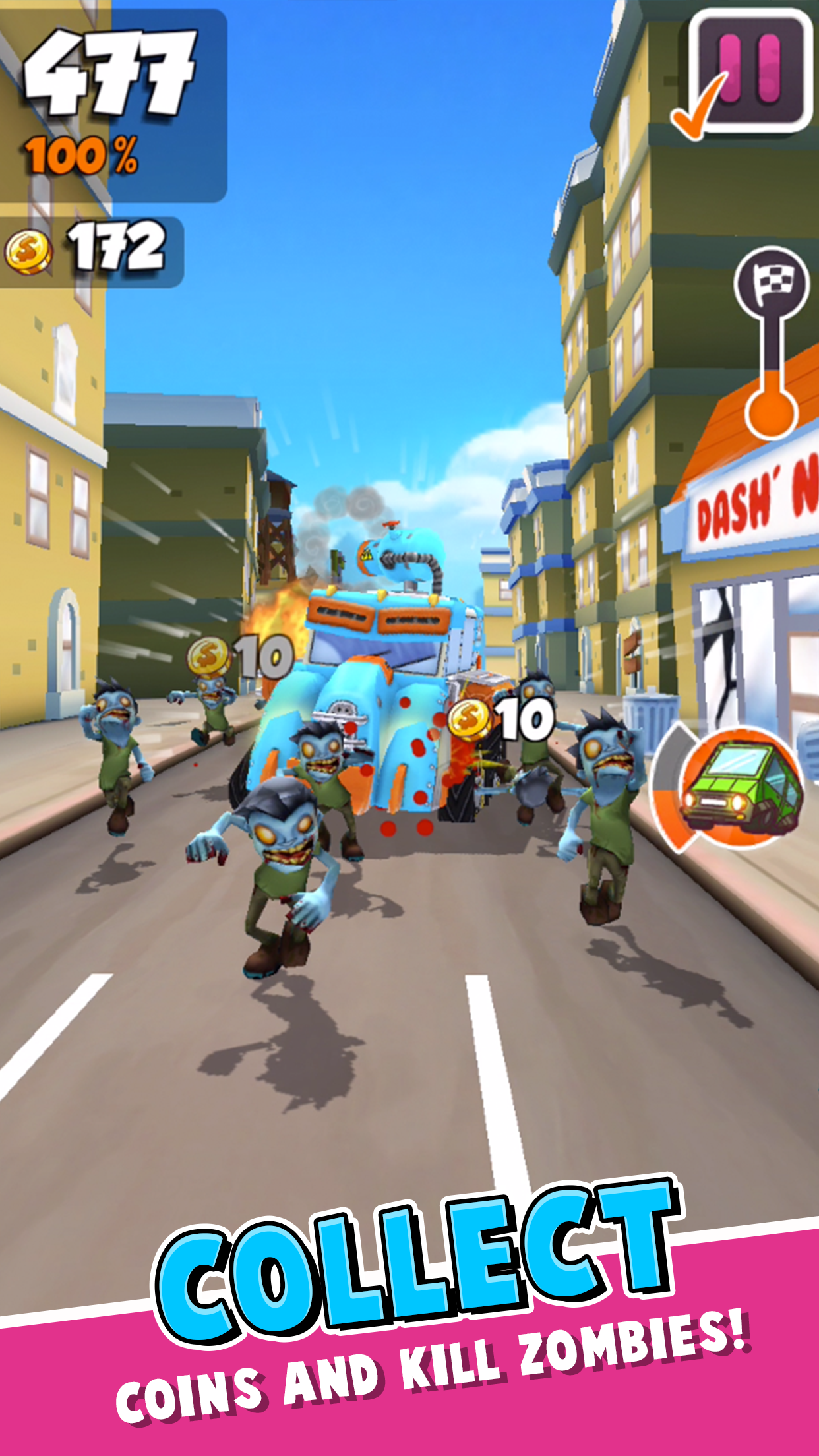 Undead City Run游戏截图