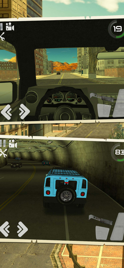 交通街道漂移和停车越野车辆驾驶模拟器游戏截图