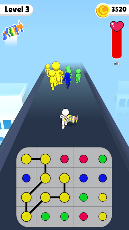 Color Merge Runner游戏截图