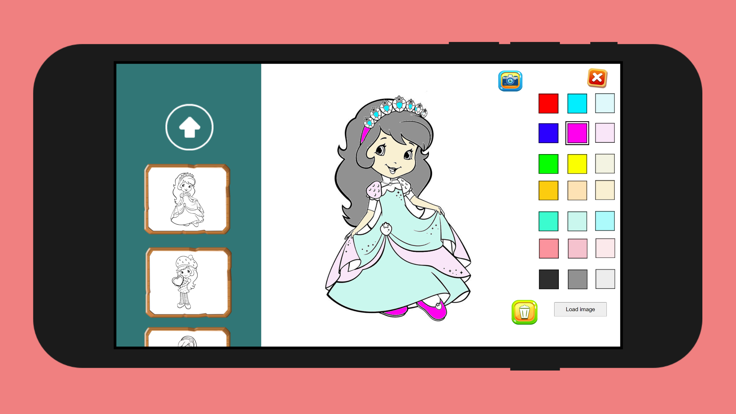 Dress Up Coloring Dots lines游戏截图
