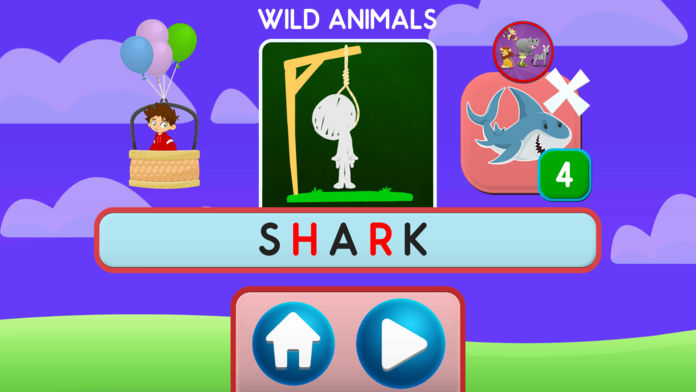 hangman for kids. astrokids