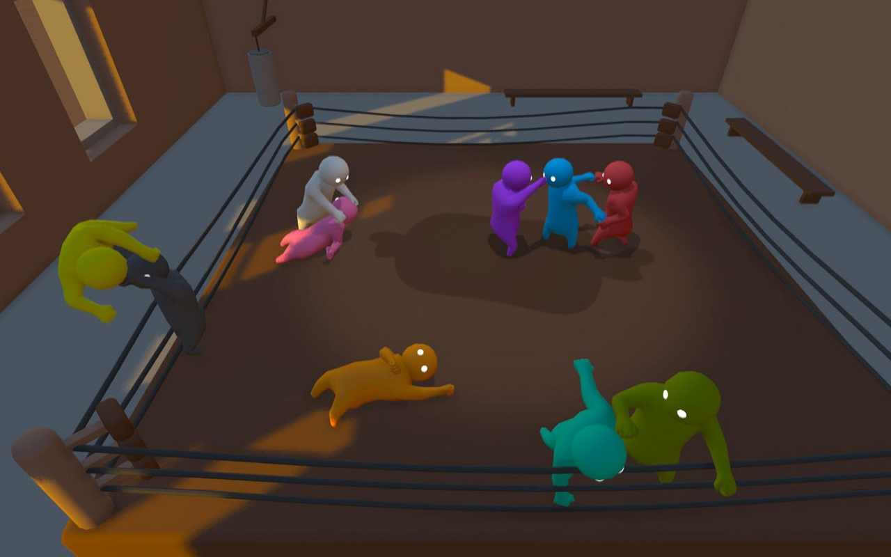 Gang Beasts Online Wrestling游戏截图