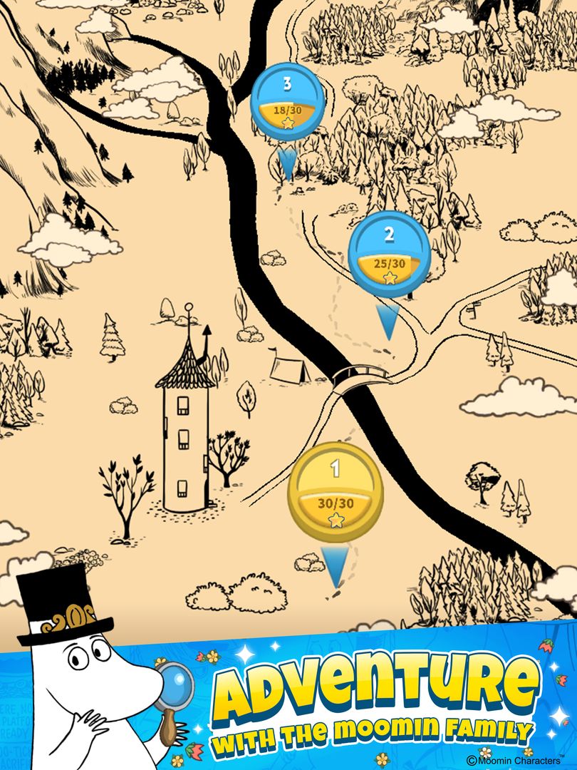 Screenshot of Moomin: Match And Explore