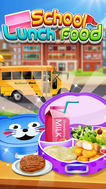 Homemade School Lunch Food游戏截图