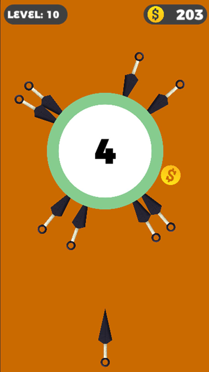 飞刀游戏 - 飞镖挑战单机版游戏截图