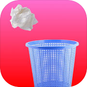 A Paper Ball Throw Into Bin