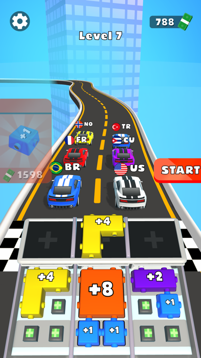 Clicker Car Racing游戏截图