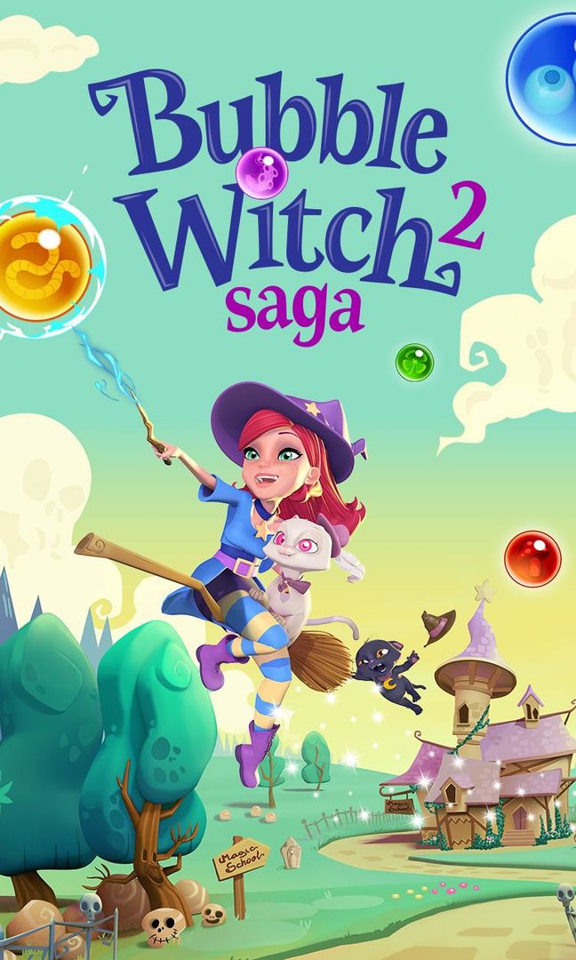 Bubble Witch 2 Saga ภาพหน้าจอเกม