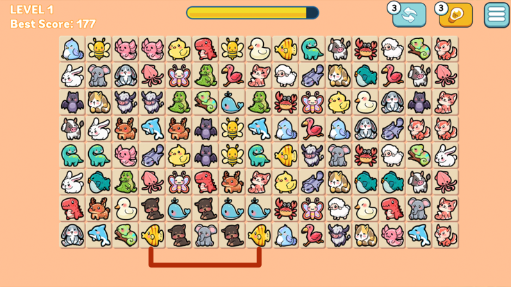 Pet Link Onet Puzzle Classic游戏截图