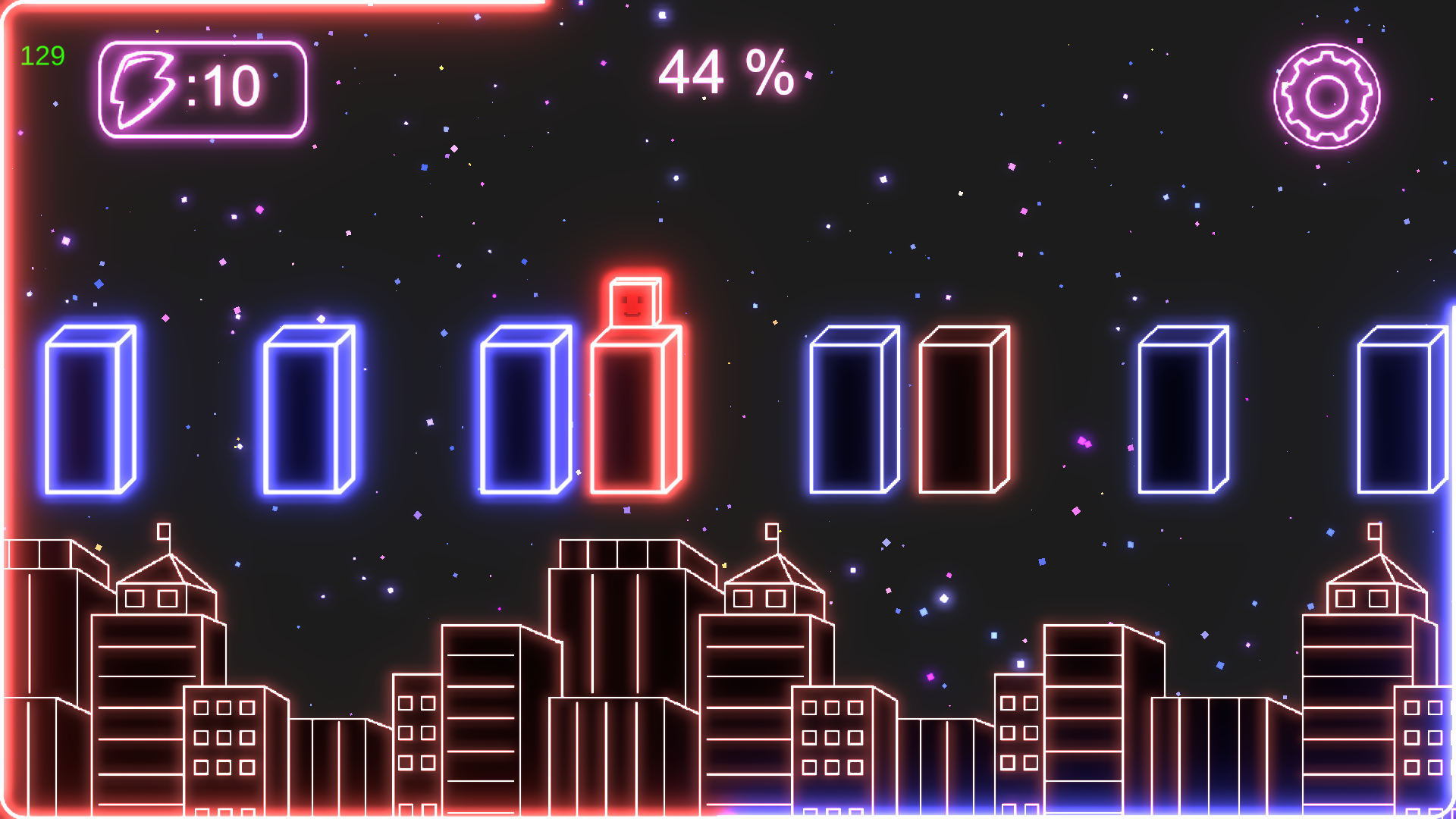 点击方块:一步两步游戏截图