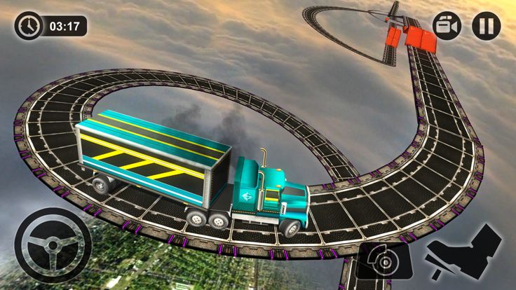 极端重型卡车驾驶 - 硬停车模拟器游戏截图