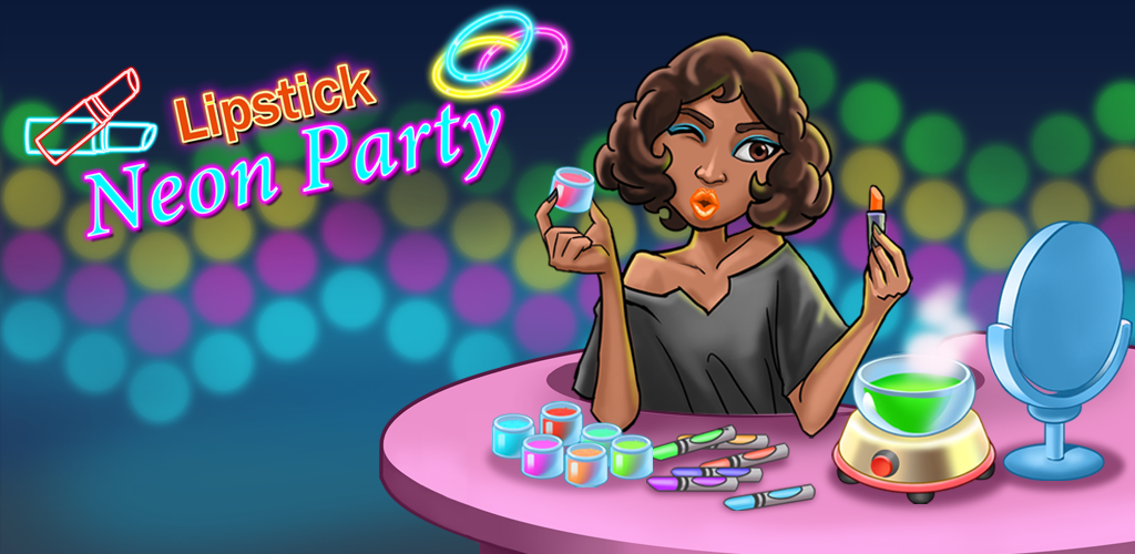 Lipstick Neon Party - BFF Fun游戏截图