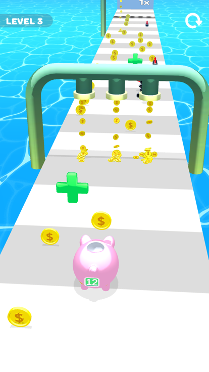 Piggy Bank Run 3D游戏截图