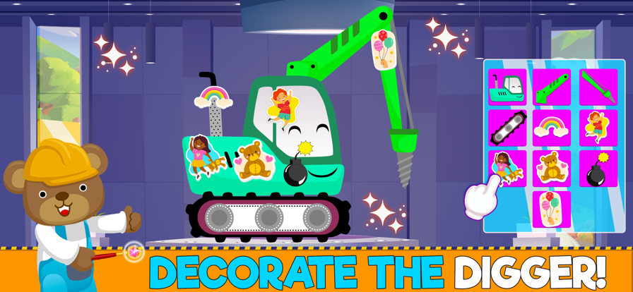 Funny Construction Trucks Game游戏截图