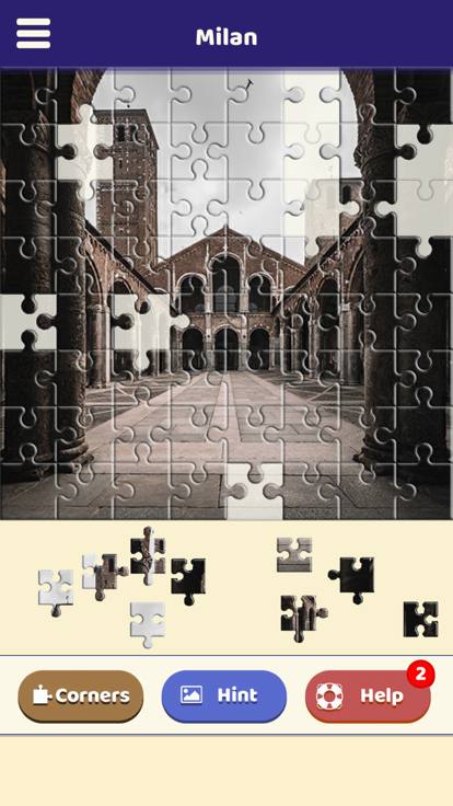 Milan Sightseeing Puzzle游戏截图