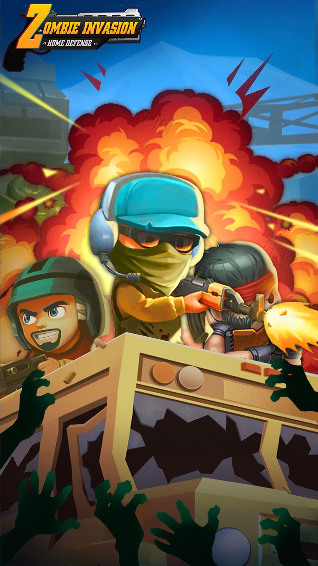 Zombie Invasion - Home Defense游戏截图