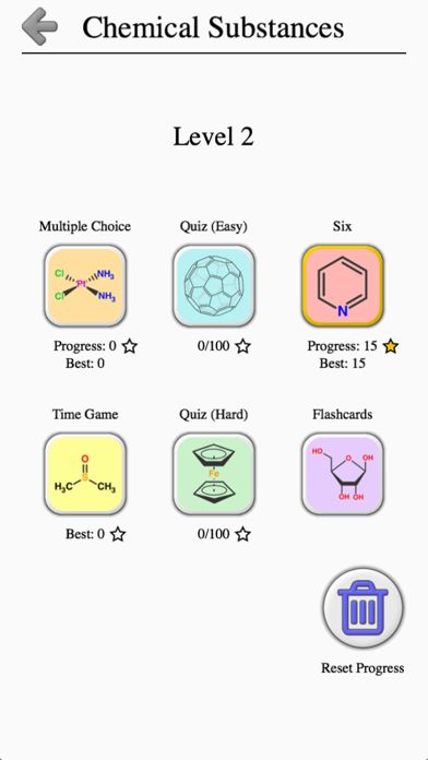 Chemical Substances: Chem-Quiz游戏截图