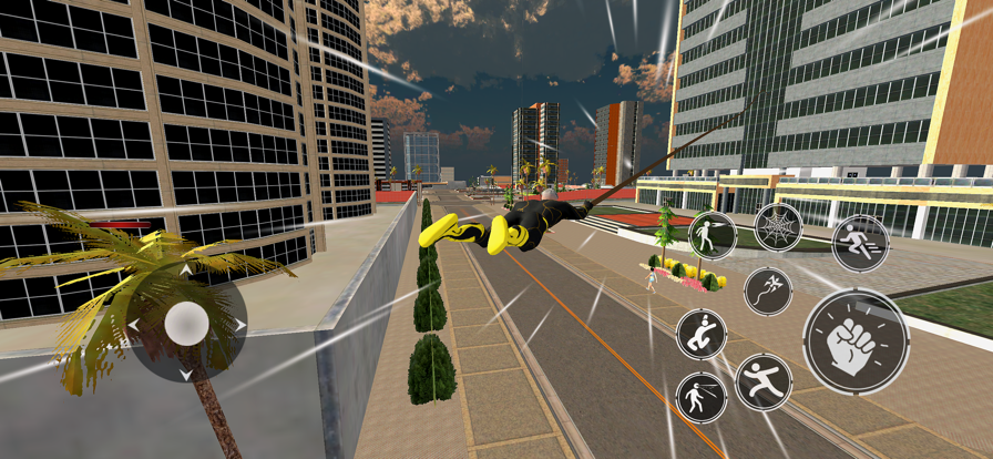 Spider Fighter Rope Hero Games游戏截图