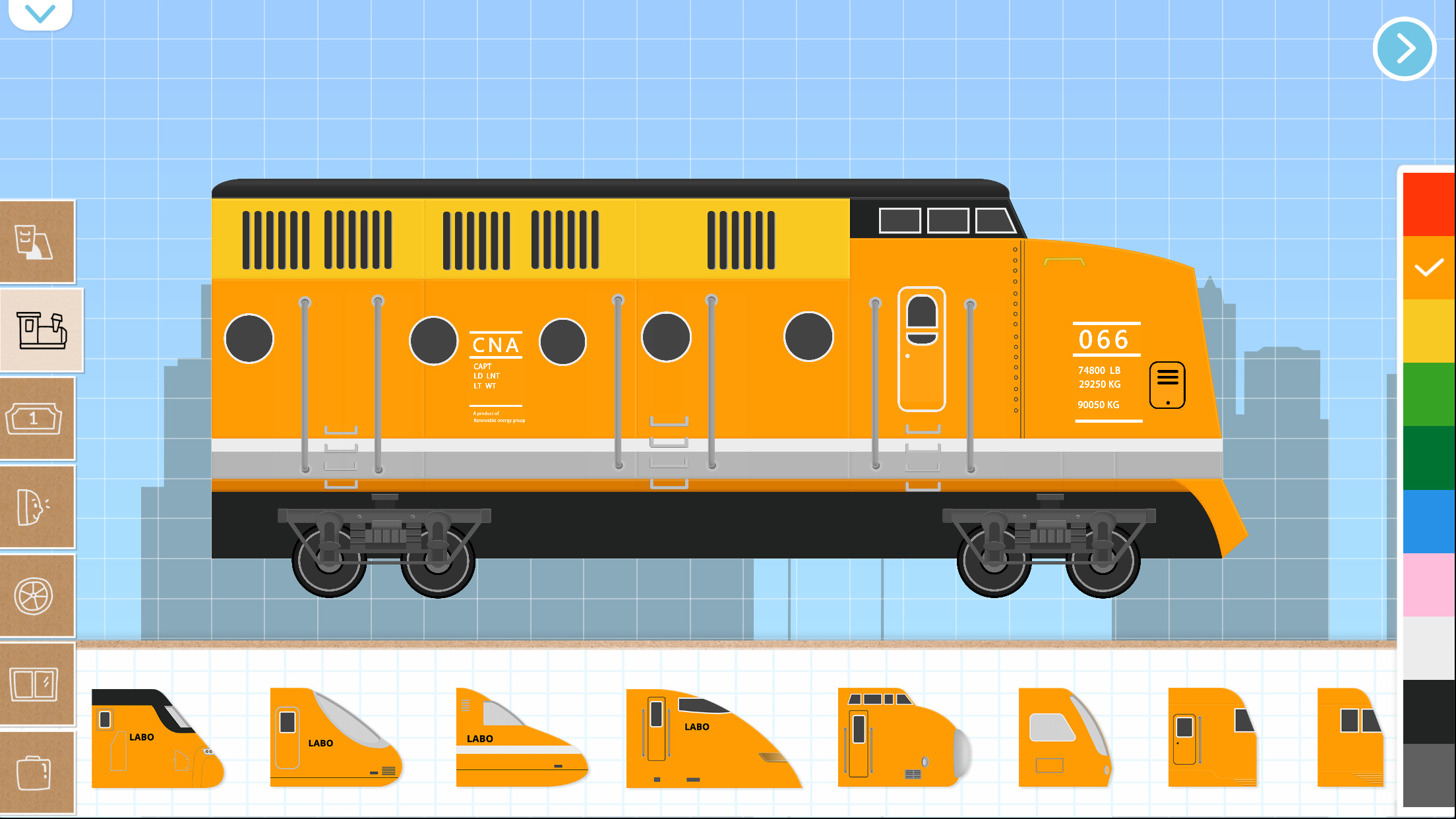 Labo积木火车游戏截图