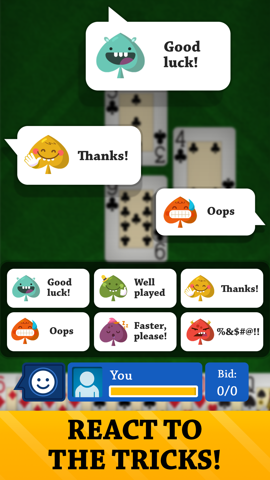 Spades card game - ladegshack